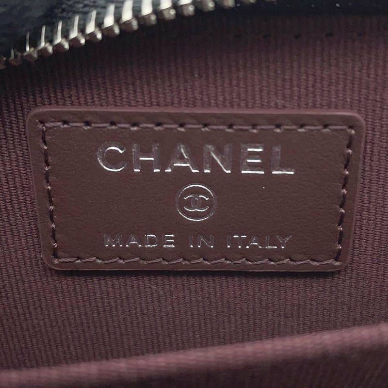 シャネル コインケース クラシック ジップコインパース マトラッセ ココマーク キャビアスキン AP0216 CHANEL 黒