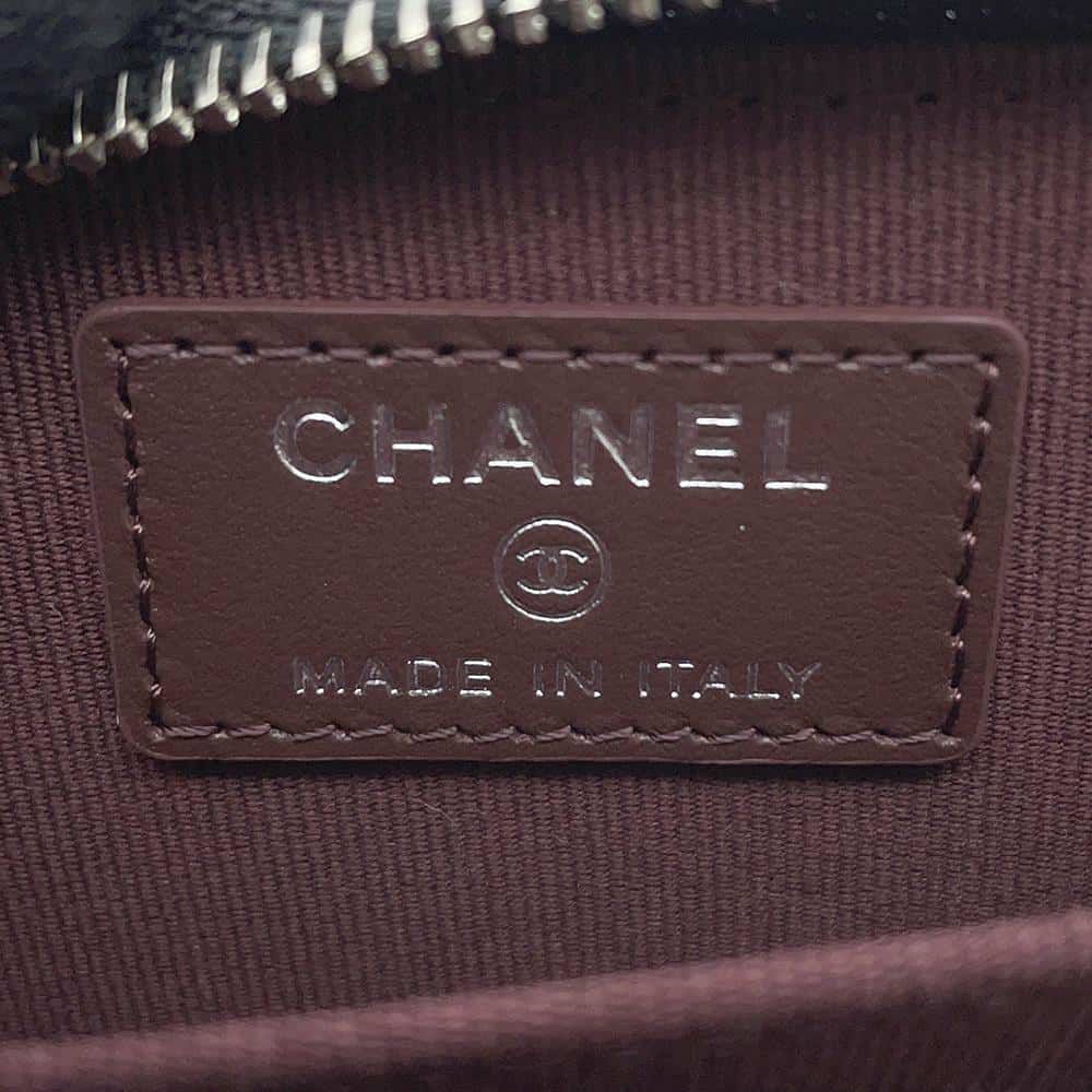 シャネル コインケース クラシック ジップコインパース マトラッセ ココマーク キャビアスキン AP0216 CHANEL 黒