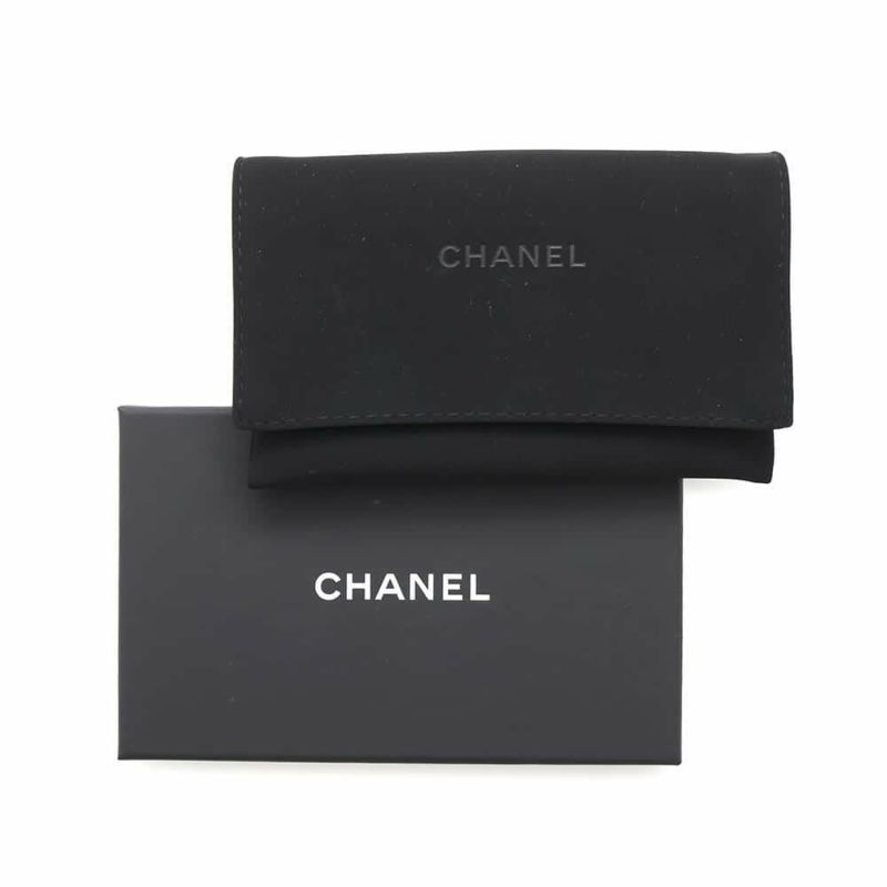 シャネル コインケース クラシック ジップコインパース マトラッセ ココマーク キャビアスキン AP0216 CHANEL 黒