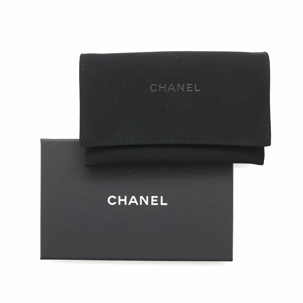 シャネル コインケース クラシック ジップコインパース マトラッセ ココマーク キャビアスキン AP0216 CHANEL 黒