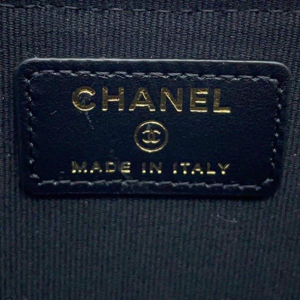 シャネル コインケース ココマーク マトラッセ キャビアスキン ストラス AP4558 CHANEL フラグメントケース カードケース 黒