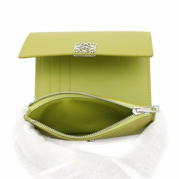 ロエベ 三つ折り財布 アナグラム バーティカル ウォレット スモール C821S33X07 LOEWE 財布