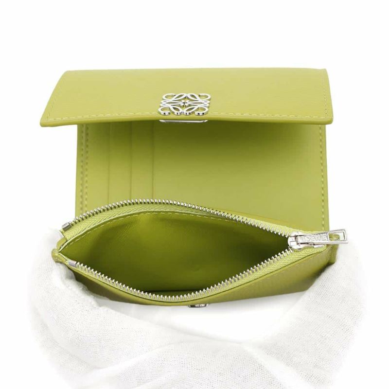 ロエベ 三つ折り財布 アナグラム バーティカル ウォレット スモール C821S33X07 LOEWE 財布