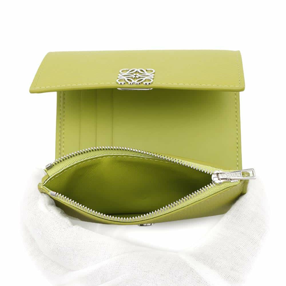 ロエベ 三つ折り財布 アナグラム バーティカル ウォレット スモール C821S33X07 LOEWE 財布