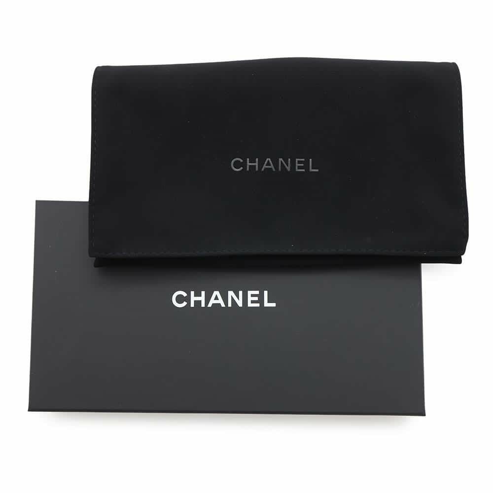 シャネル 財布 マトラッセ ココマーク キャビアスキン AP0232 CHANEL 三つ折り財布 ミディアム ウォレット 黒