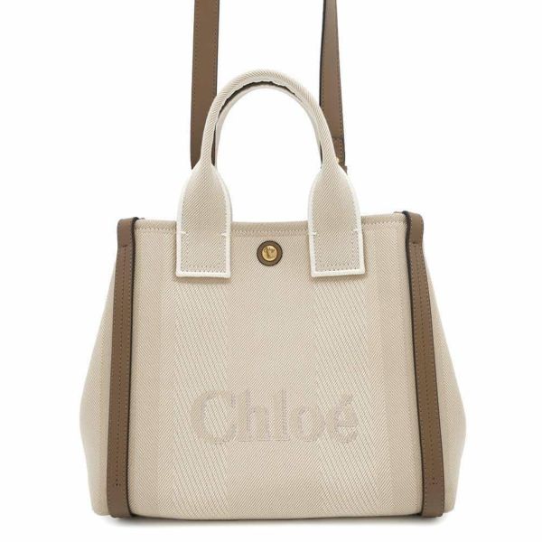 クロエ トートバッグ キャリー スモール キャンバス CHC25SS911O6523N Chloe 2wayショルダーバッグ
