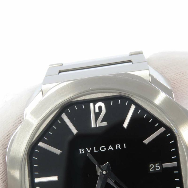 ブルガリ オクト ローマ OC41BSSD BVLGARI 腕時計 黒文字盤