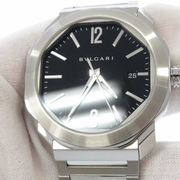 ブルガリ オクト ローマ OC41BSSD BVLGARI 腕時計 黒文字盤