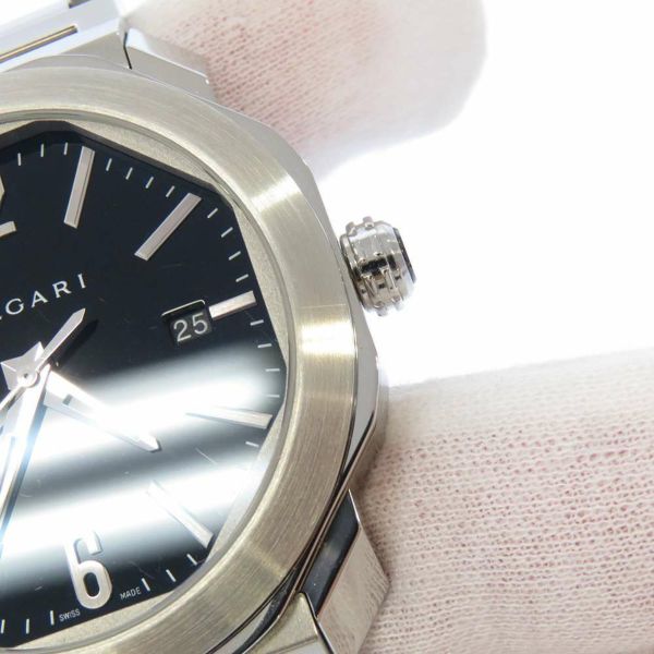 ブルガリ オクト ローマ OC41BSSD BVLGARI 腕時計 黒文字盤