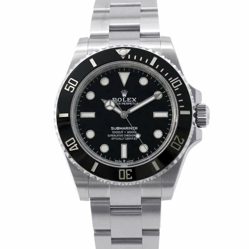 ロレックス サブマリーナ ノンデイト ランダムシリアル ルーレット 124060 ROLEX 腕時計 ウォッチ 黒文字盤