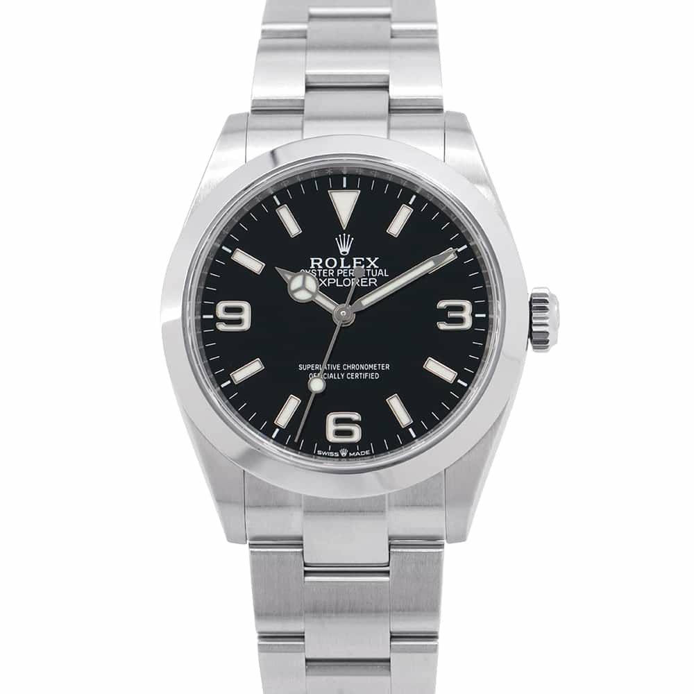 ロレックス エクスプローラー 40 224270 ランダムシリアル ルーレット ROLEX 腕時計 黒文字盤