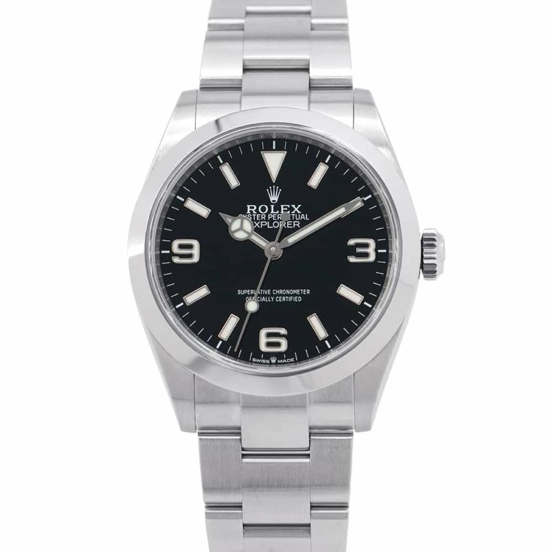 ロレックス エクスプローラー 40 224270 ランダムシリアル ルーレット ROLEX 腕時計 黒文字盤
