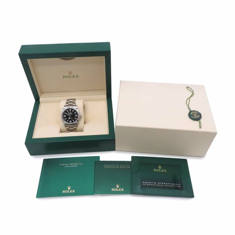 ロレックス エクスプローラー 40 224270 ランダムシリアル ルーレット ROLEX 腕時計 黒文字盤