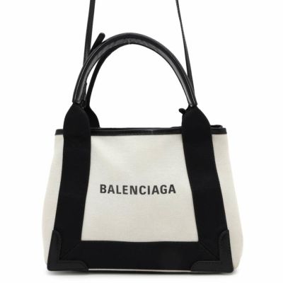 バレンシアガ ハンドバッグ ネイビーカバ XS 2wayショルダーバッグ 390346 ポーチ付 BALENCIAGA バッグ 黒 安心保証