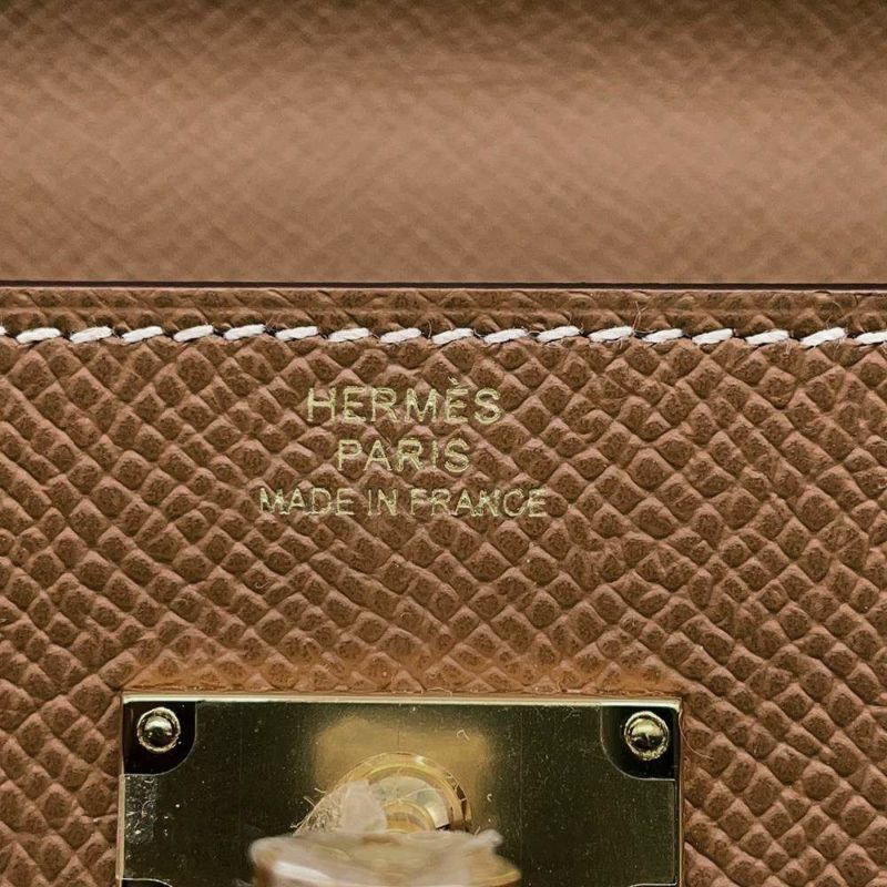 エルメス ケリーウォレット ロング トゥーゴー ゴールド/ゴールド金具 エプソン W刻印 HERMES 財布