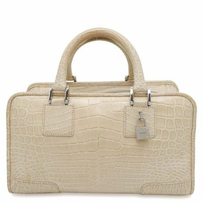 ロエベ ハンドバッグ アマソナ28 クロコダイル LOEWE バッグ