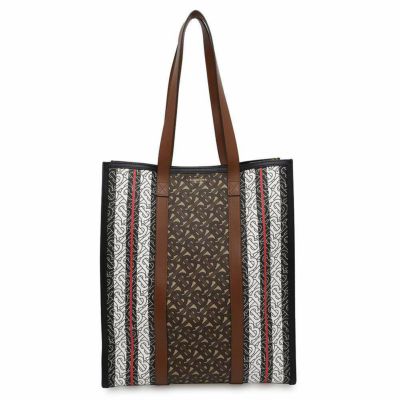 バーバリー トートバッグ TBモノグラム ストライプ 8021486 BURBERRY バッグ 安心保証