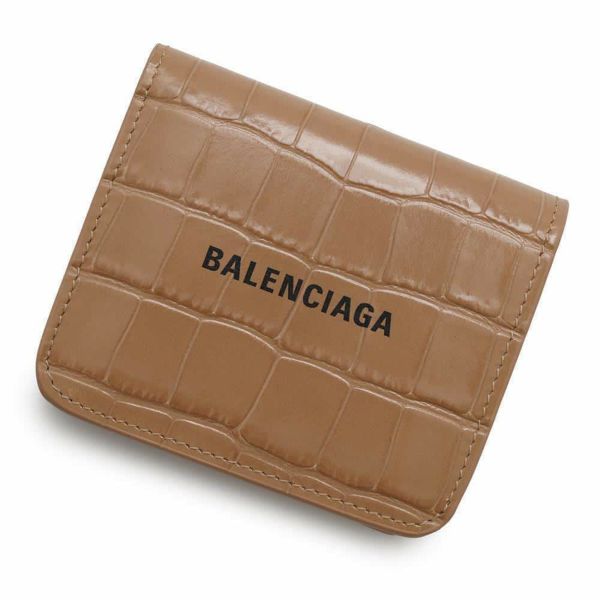 バレンシアガ 二つ折り財布 コンンパクトウォレット 型押しレザー 594216 BALENCIAGA 財布