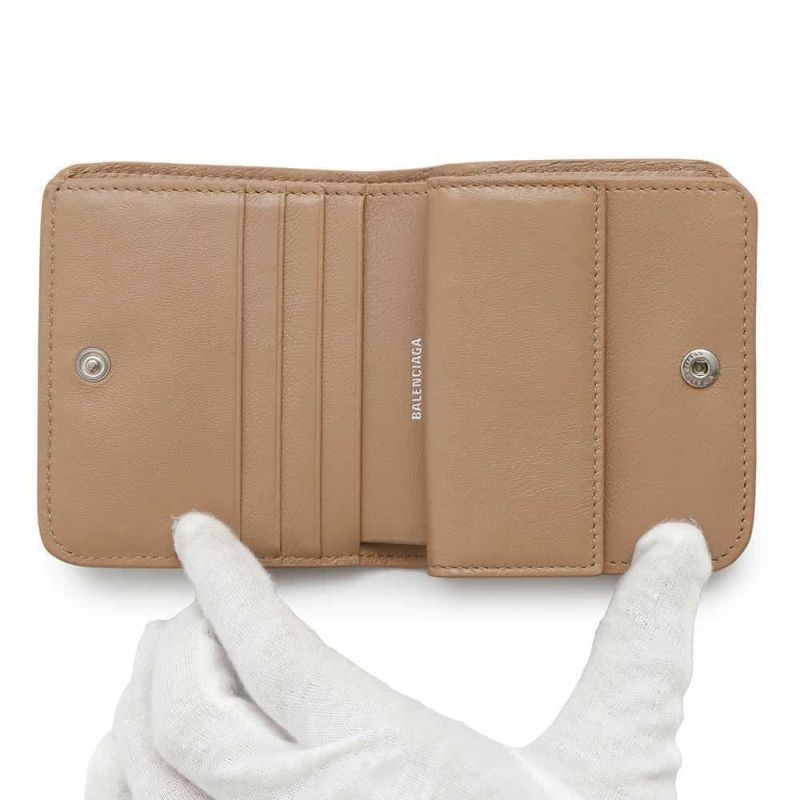 バレンシアガ 二つ折り財布 コンンパクトウォレット 型押しレザー 594216 BALENCIAGA 財布