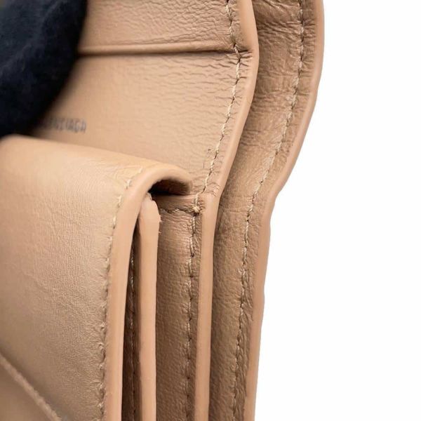 バレンシアガ 二つ折り財布 コンンパクトウォレット 型押しレザー 594216 BALENCIAGA 財布