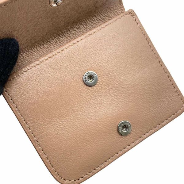 バレンシアガ 二つ折り財布 コンンパクトウォレット 型押しレザー 594216 BALENCIAGA 財布