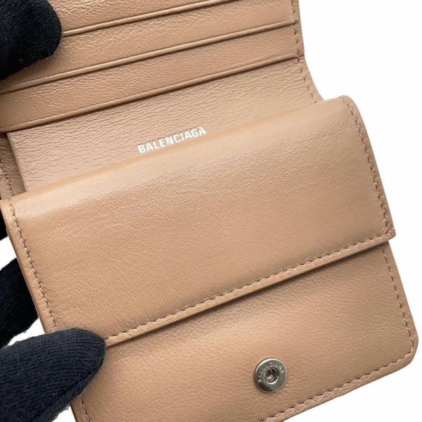 バレンシアガ 二つ折り財布 コンンパクトウォレット 型押しレザー 594216 BALENCIAGA 財布