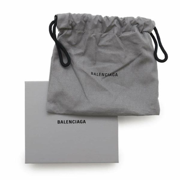 バレンシアガ 二つ折り財布 コンンパクトウォレット 型押し