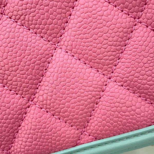 シャネル チェーンショルダーバッグ CCフィリグリー バニティバッグ キャビアスキン A93343 CHANEL