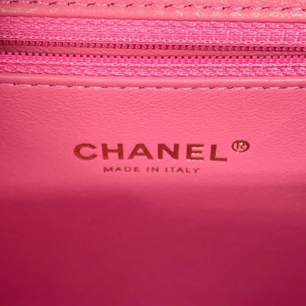 シャネル チェーンショルダーバッグ CCフィリグリー バニティバッグ キャビアスキン A93343 CHANEL