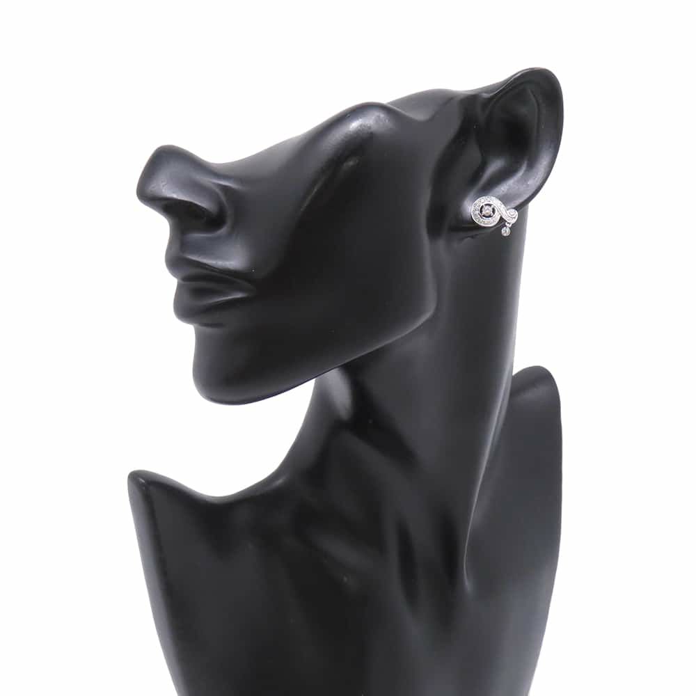 ヴァンクリーフ&アーペル ピアス ニドパラディ ダイヤモンド K18WGホワイトゴールド Van Cleef & Arpels