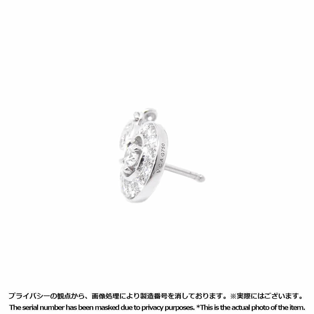 ヴァンクリーフ&アーペル ピアス ニドパラディ ダイヤモンド K18WGホワイトゴールド Van Cleef & Arpels