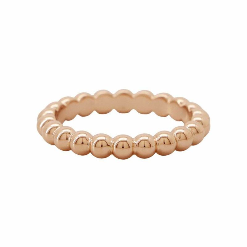 ヴァンクリーフ&アーペル リング ペルレ ゴールドパール ミディアム K18PGピンクゴールド サイズ48 VCARN9PB48