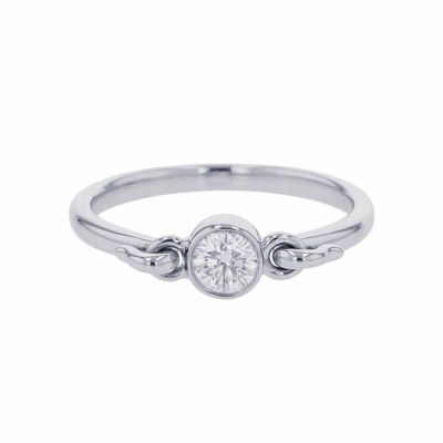 ティファニー リング スワン リング ダイヤモンド Pt950プラチナ リングサイズ約12号 Tiffany&Co. ジュエリー 安心保証