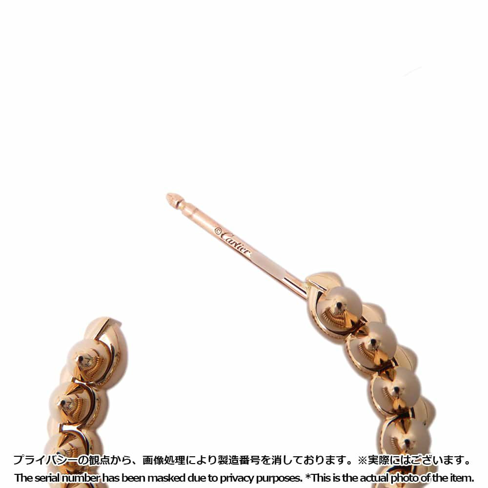 カルティエ ピアス クラッシュ ドゥ カルティエ イヤリング SM K18PGピンクゴールド B8301415 Cartier