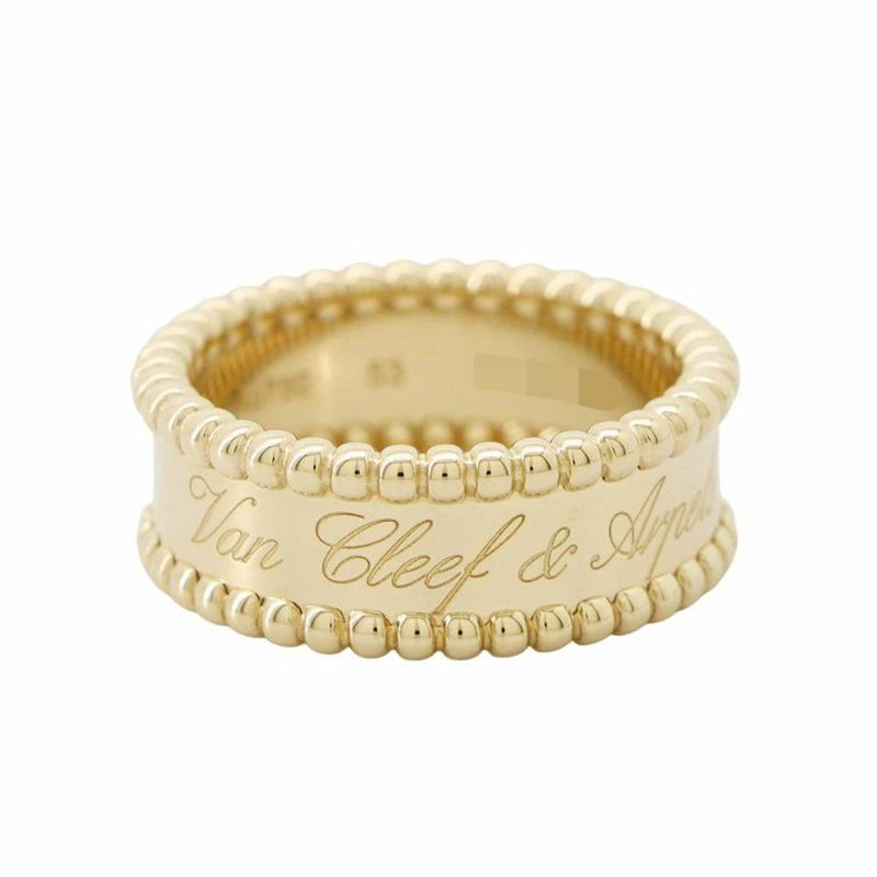 ヴァンクリーフ&アーペル リング ペルレ シニアチュール リング K18YG リングサイズ53 VCARO3Y600 Van Cleef & Arpels