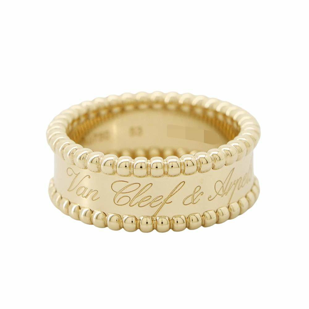 ヴァンクリーフ&アーペル リング ペルレ シニアチュール リング K18YG リングサイズ53 VCARO3Y600 Van Cleef & Arpels