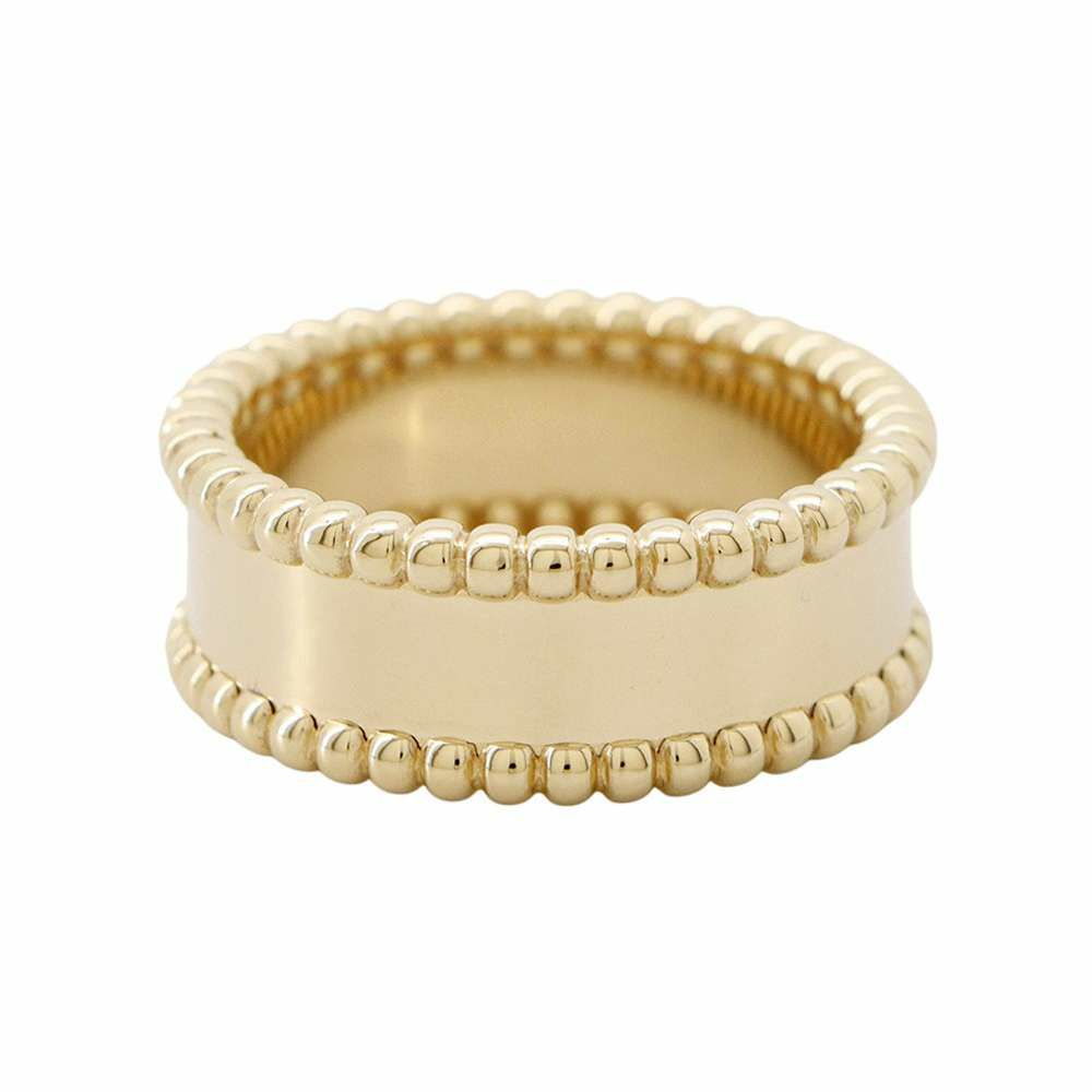 ヴァンクリーフ&アーペル リング ペルレ シニアチュール リング K18YG リングサイズ53 VCARO3Y600 Van Cleef & Arpels