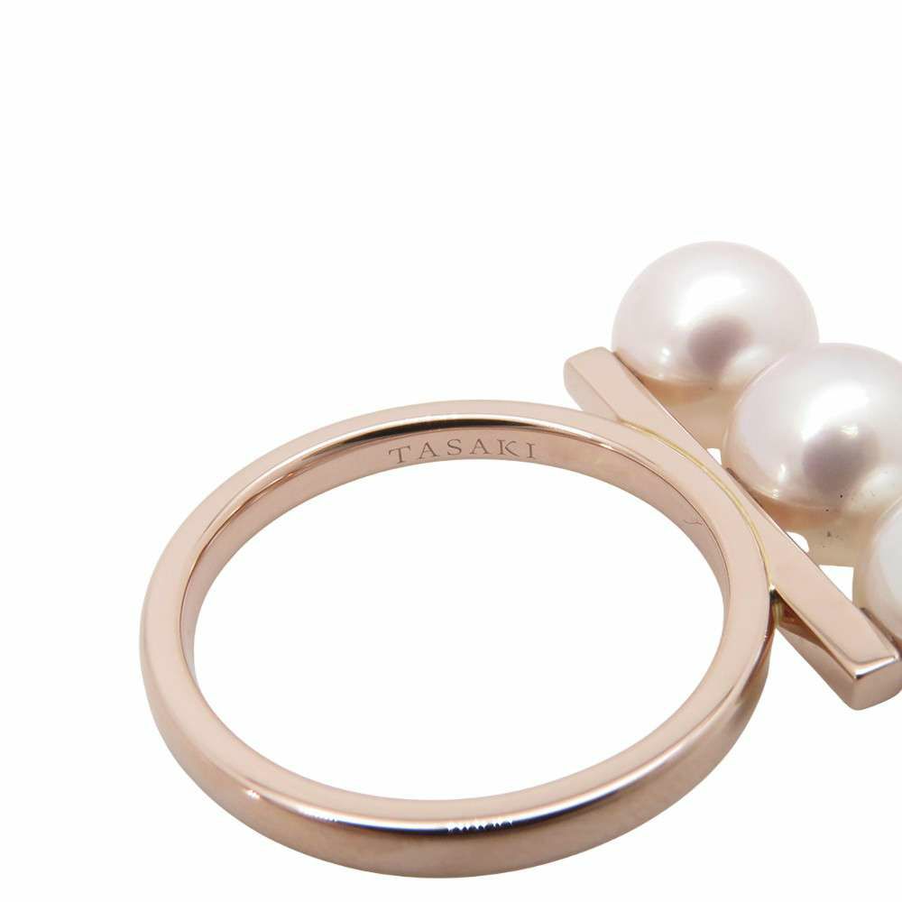 タサキ リング バランス ネオ リング あこや真珠 K18SGサクラゴールド リングサイズ約14号 R-4814-18KSG TASAKI 指輪