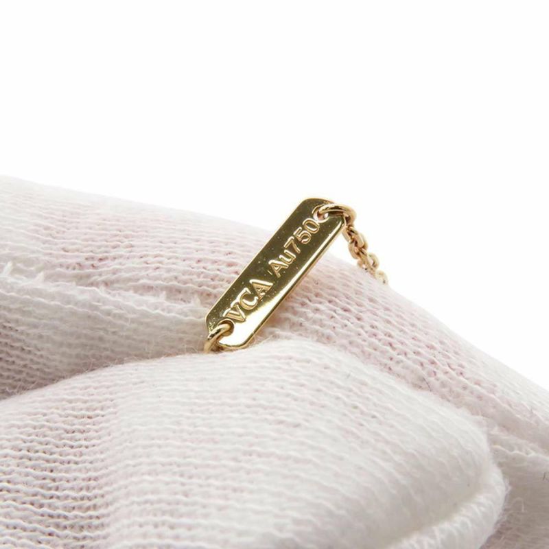 ヴァンクリーフ&アーペル ネックレス ヴィンテージ アルハンブラ ペンダント オニキス K18YGイエローゴールド VCARA45800