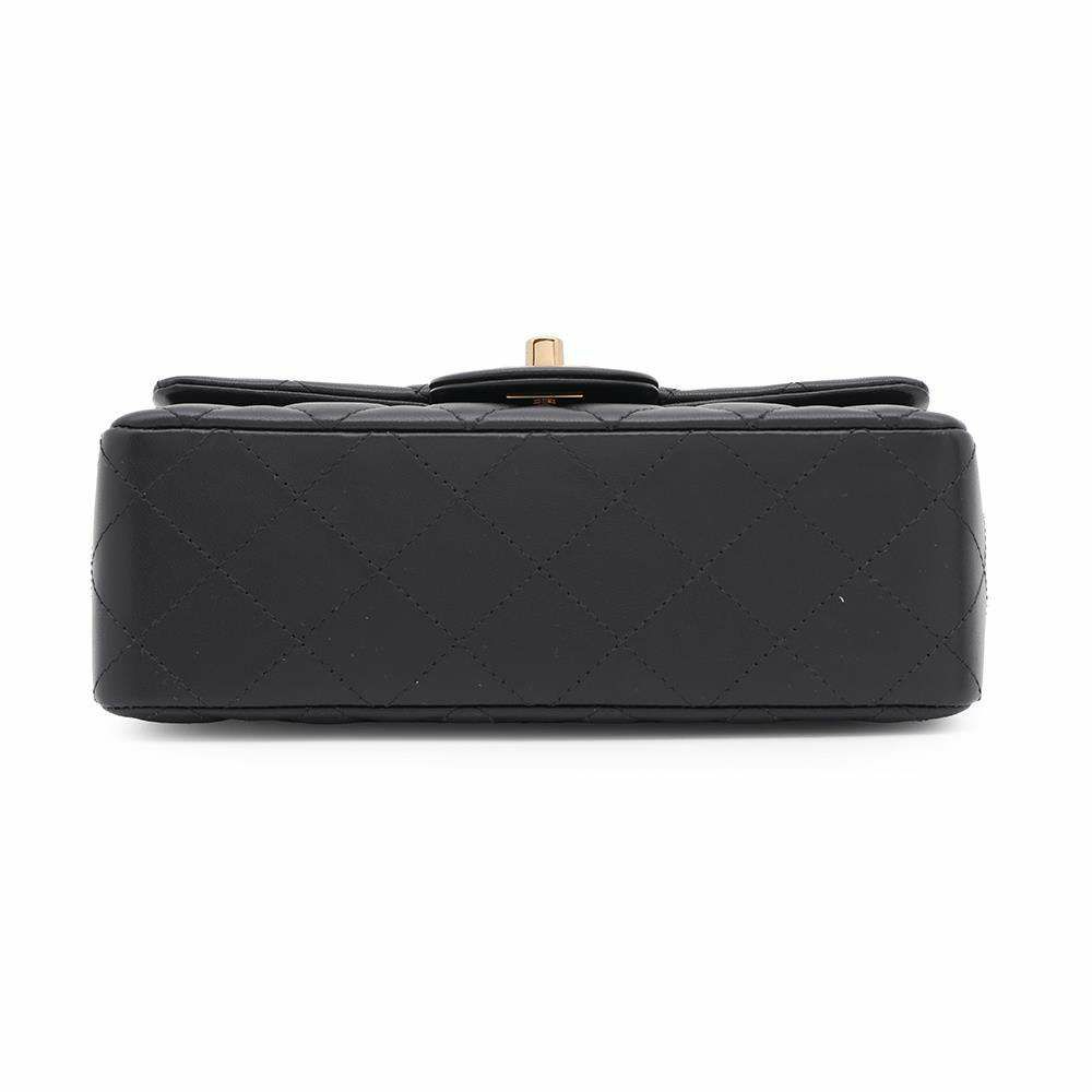 シャネル チェーンショルダーバッグ ミニ マトラッセ 20 ココマーク ラムスキン A69900 CHANEL ミニ フラップ 黒