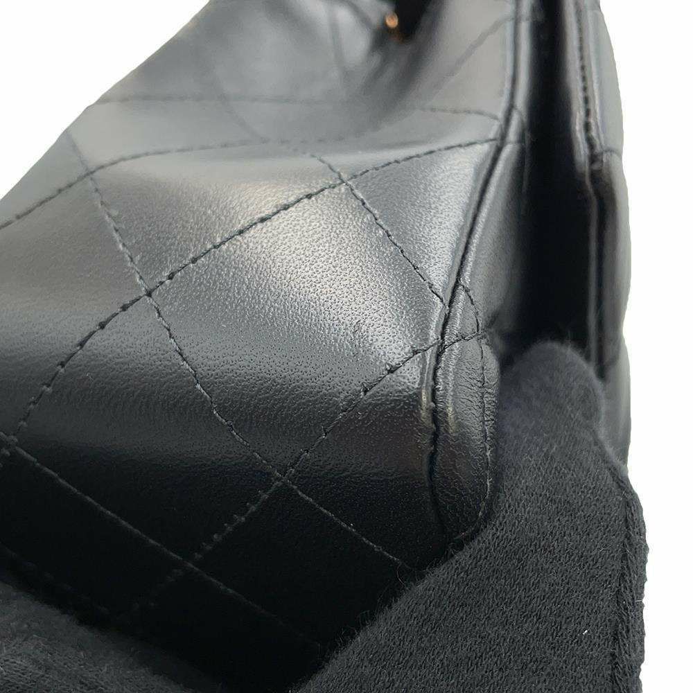 シャネル チェーンショルダーバッグ ミニ マトラッセ 20 ココマーク ラムスキン A69900 CHANEL ミニ フラップ 黒