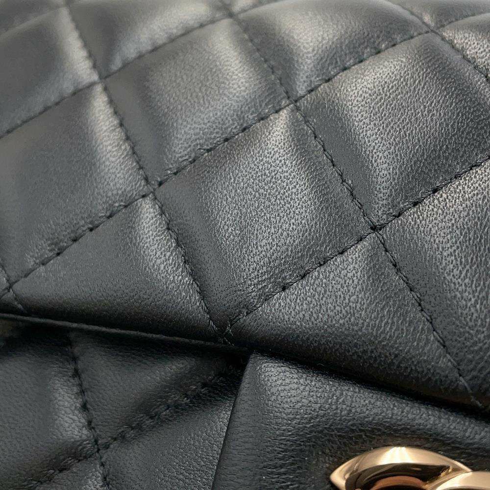 シャネル チェーンショルダーバッグ ミニ マトラッセ 20 ココマーク ラムスキン A69900 CHANEL ミニ フラップ 黒