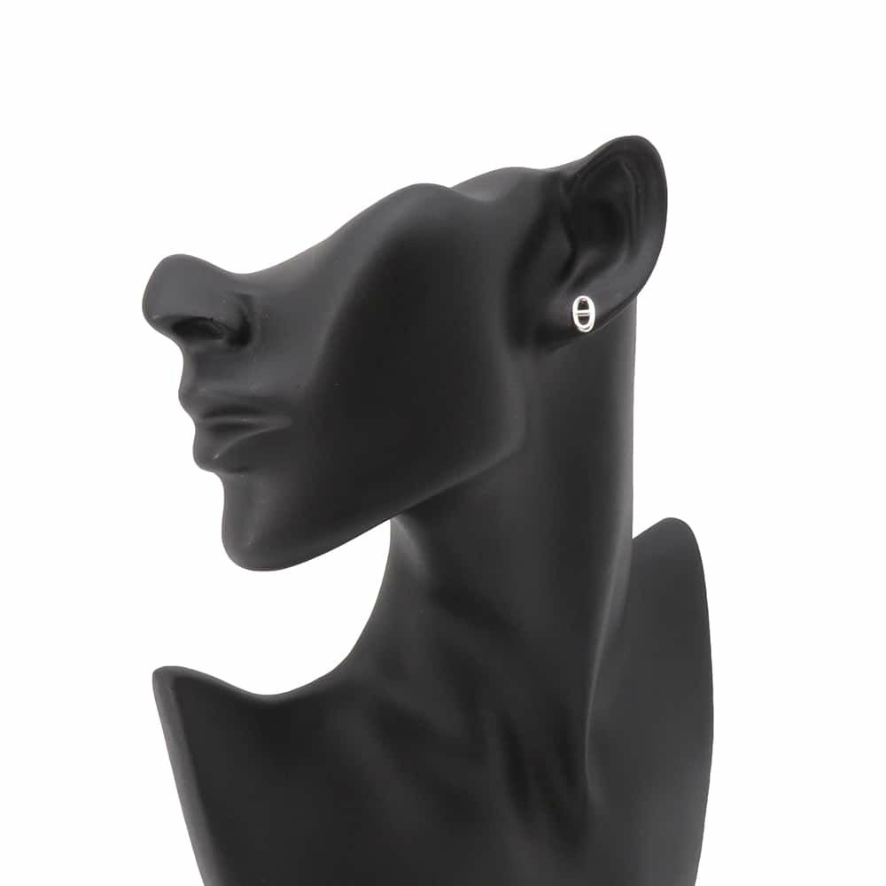 エルメス ピアス シェーヌダンクルモチーフ SV925 HERMES ジュエリー スタッドピアス