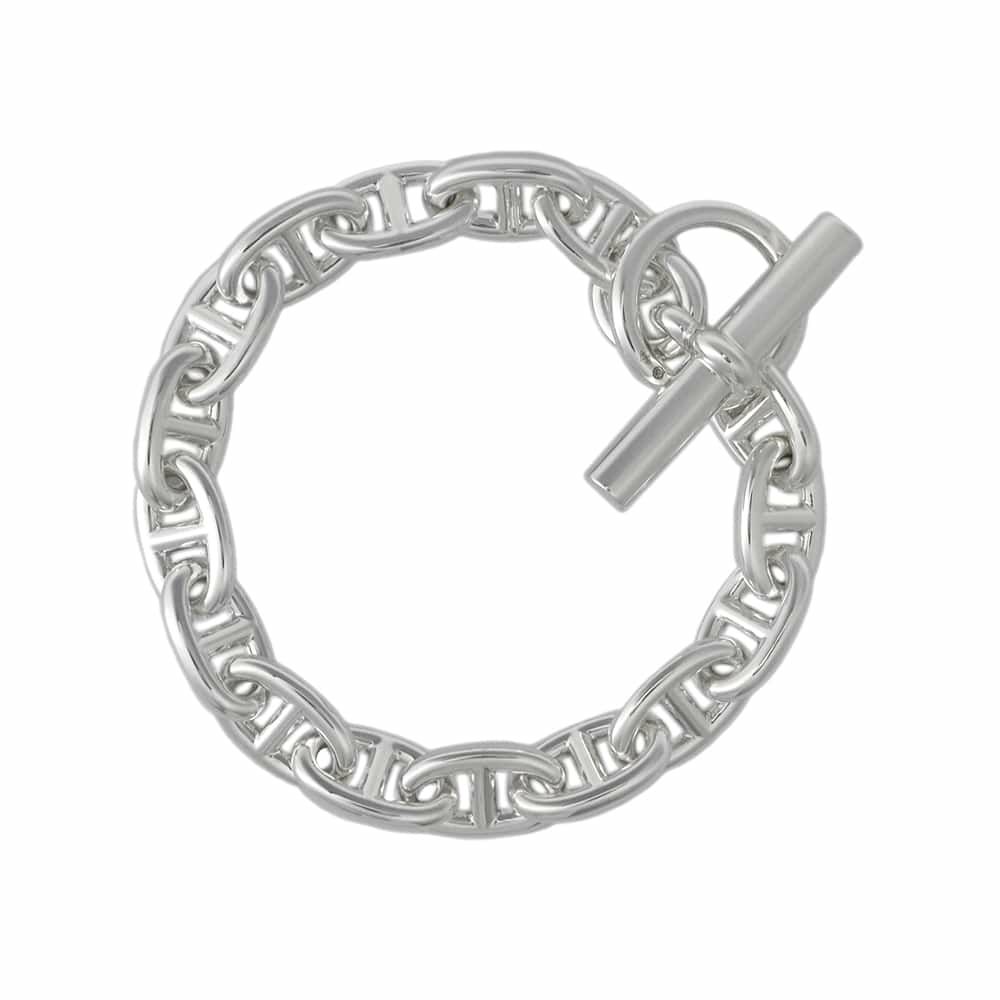 エルメス ブレスレット シェーヌダンクルMM 16コマ SV925シルバー HERMES ジュエリー