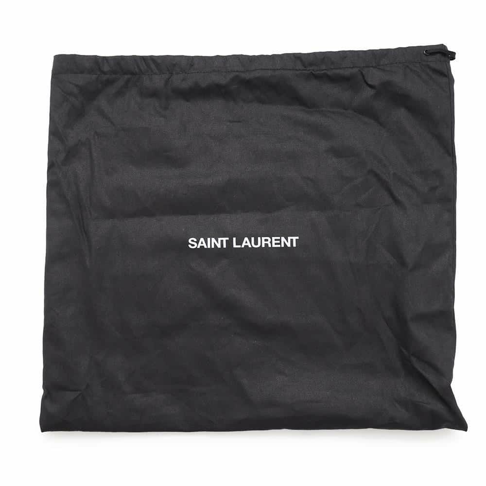 サンローランパリ ショルダーバッグ マンハッタン ミディアム 型押しレザー 579271 SAINT LAURENT PARIS 黒