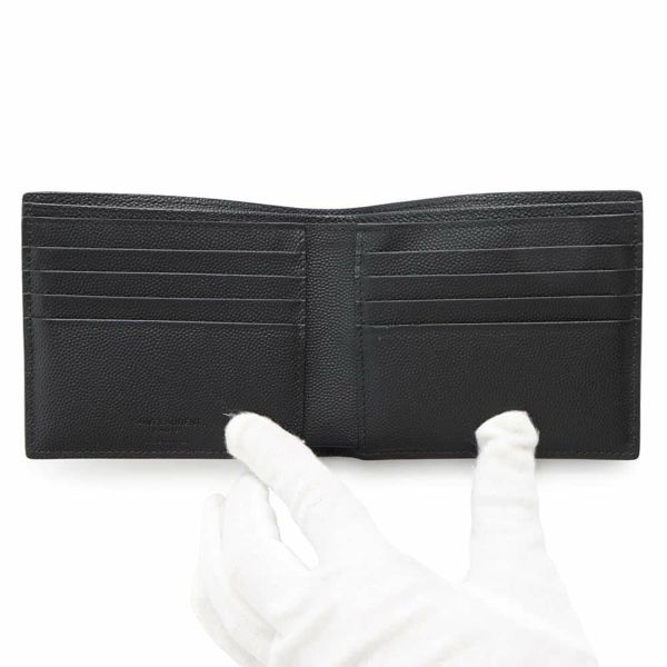 サンローランパリ 二つ折り財布 レザー 396307 SAINT LAURENT PARIS 財布 黒