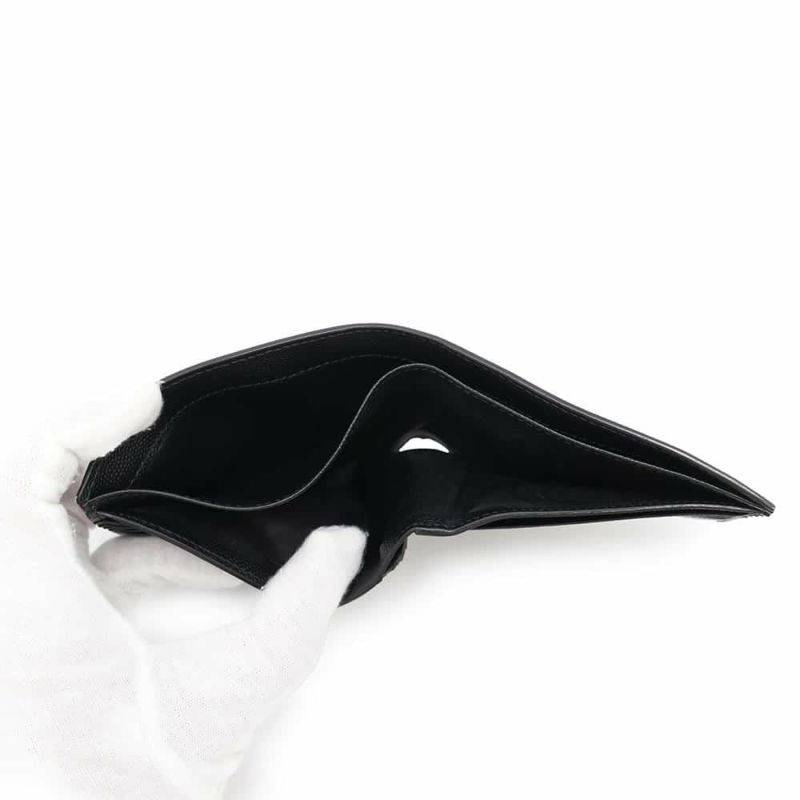 サンローランパリ 二つ折り財布 レザー 396307 SAINT LAURENT PARIS 財布 黒