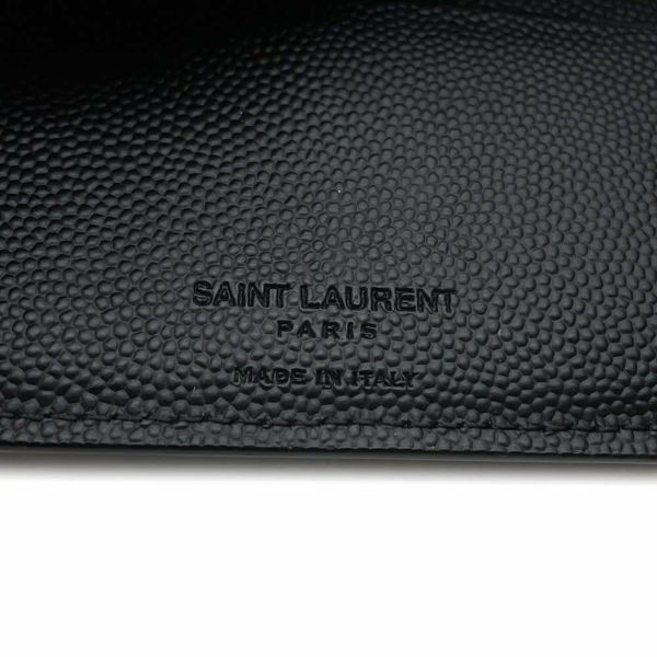 サンローランパリ 二つ折り財布 レザー 396307 SAINT LAURENT PARIS 財布 黒