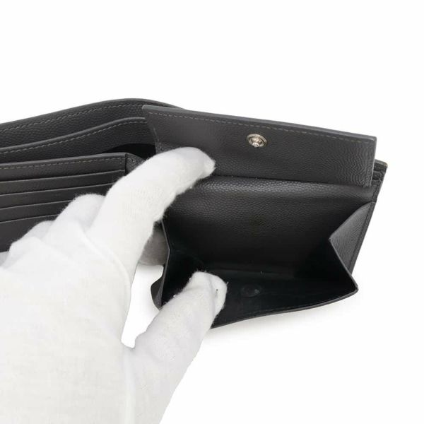 サンローランパリ 二つ折り財布 レザー 396303 SAINT LAURENT PARIS 財布 コンパクトウォレット