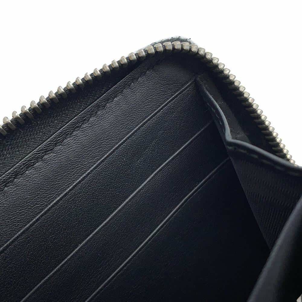 グッチ 長財布 GGスプリーム アラベスク 410102 GUCCI ラウンドファスナー 財布 黒